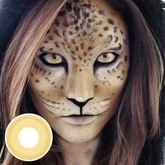 Cosplay Avatar yellow Colored Contact Lenses